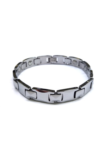 Her Jewellery grey Germanium Bracelet (Health Improvement with High Quality Tourmaline) HE210AC69INUSG_1