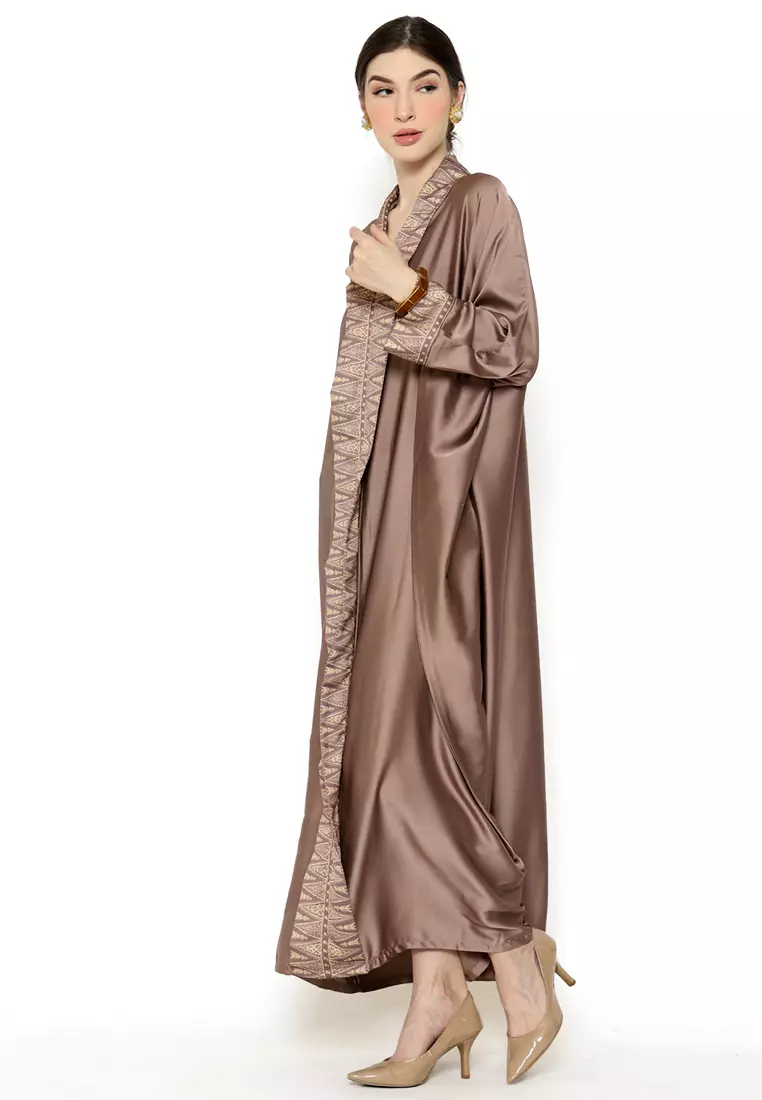 Kanzi Exclusive Long Sleeve Songket Kaftan