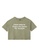 Gen Woo brown and green "Hash Tag"  Slogan T-shirt by Gen Woo 7DDB5KA75C8F75GS_5