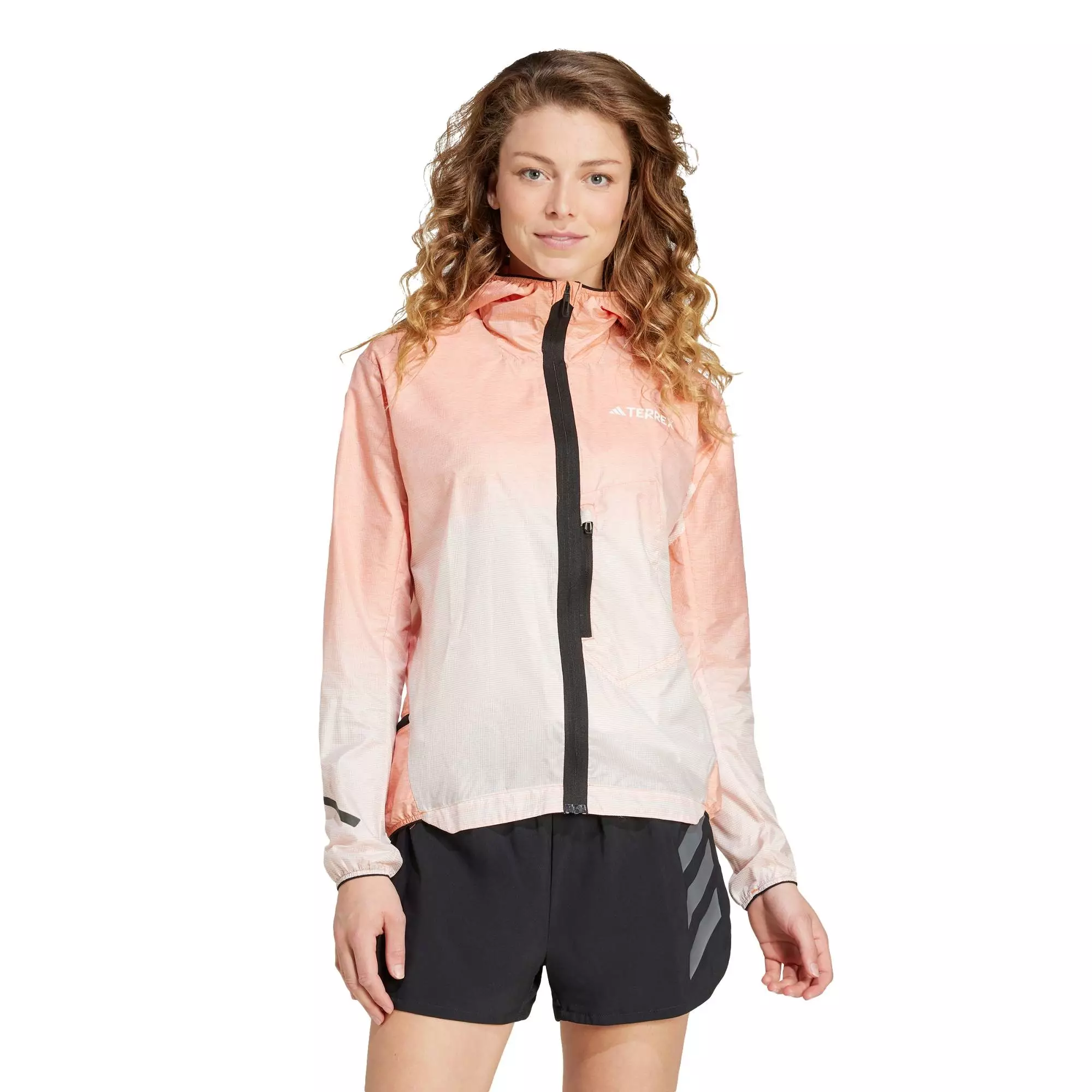 Hiking Terrex Xperior Light Windweave Jacket Women Orange IT3435