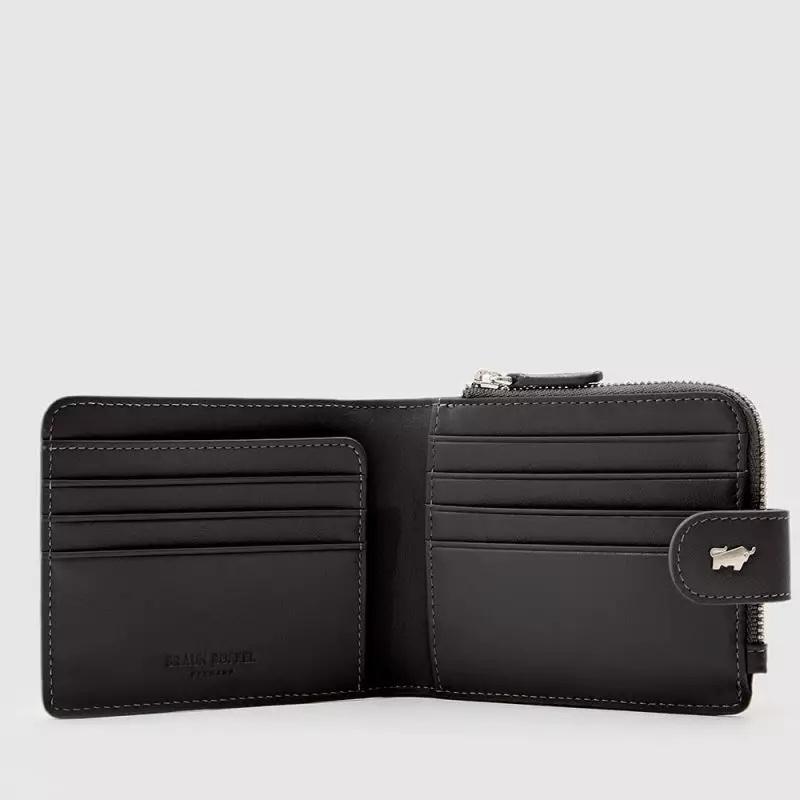 DOMPET PRIA FLO WALLET WITH EXTERNAL COIN COMPARTMENT