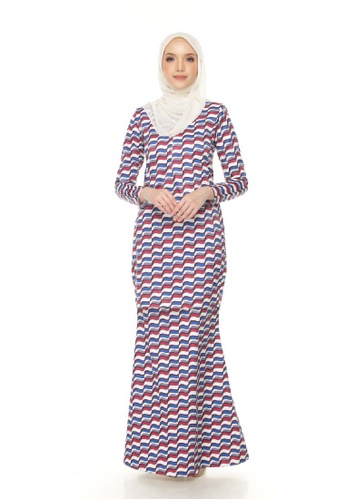 JANET KURUNG from Gaffronasir in grey and white and pink and Blue