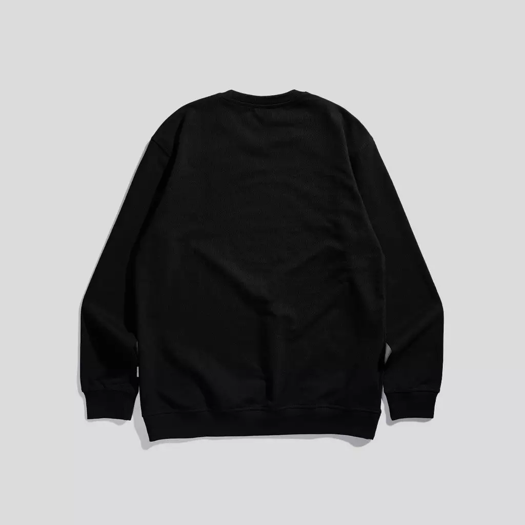 Lee Cooper Sweater Logo Retro Black