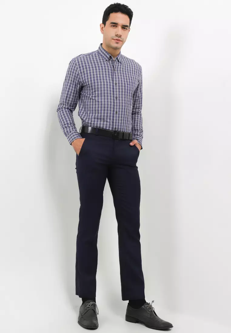 CF Kemeja Kotak Formal