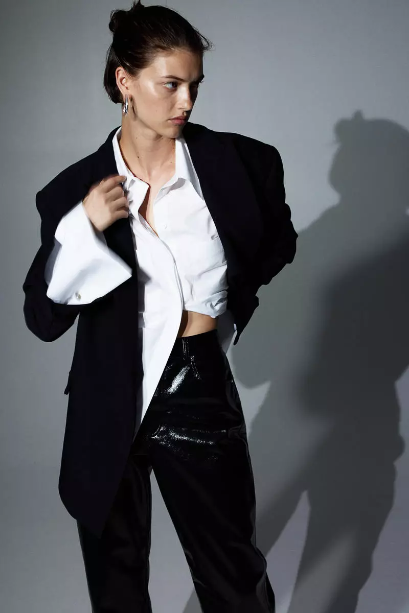Coated trousers