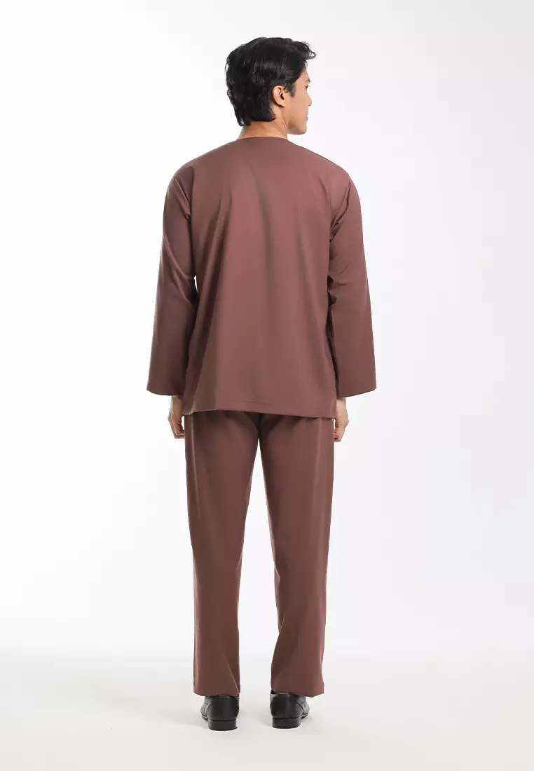 Alain Delon Baju Melayu Teluk Belanga Dewasa - 19026003-83BrunetteBrown