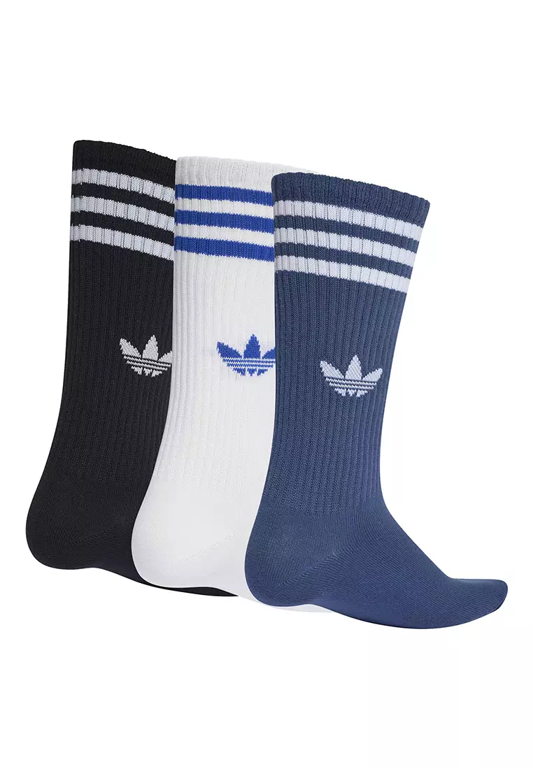 3-Stripes High Crew Socks 3 Pairs