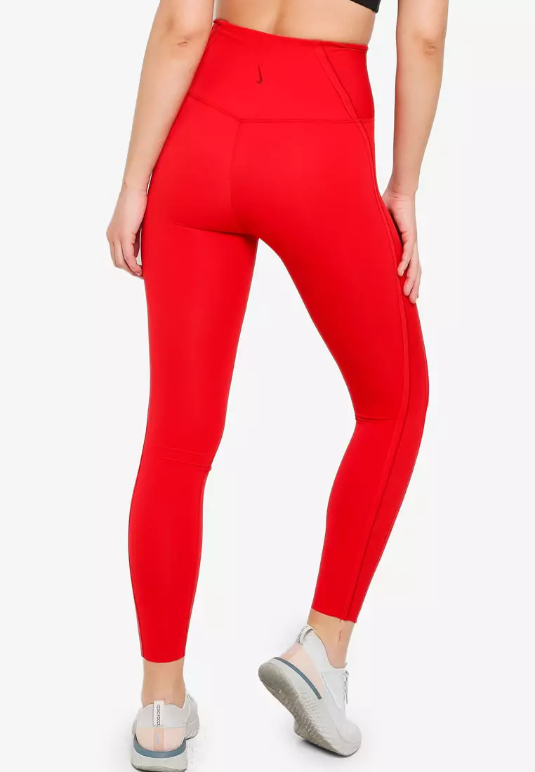 MIghty Move Green High Waist Leggings With Pockets Women Activewear