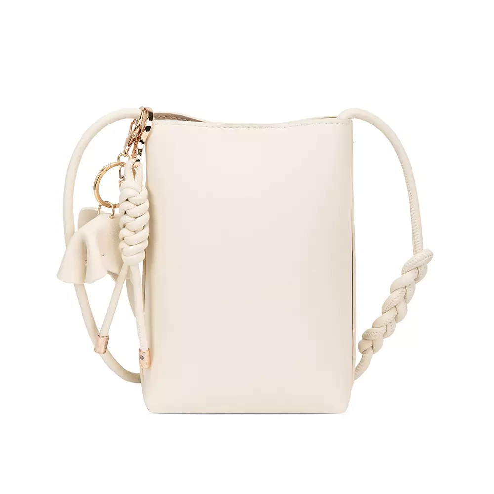 En-ji Jesol Slingbag Wanita Warna Ivory