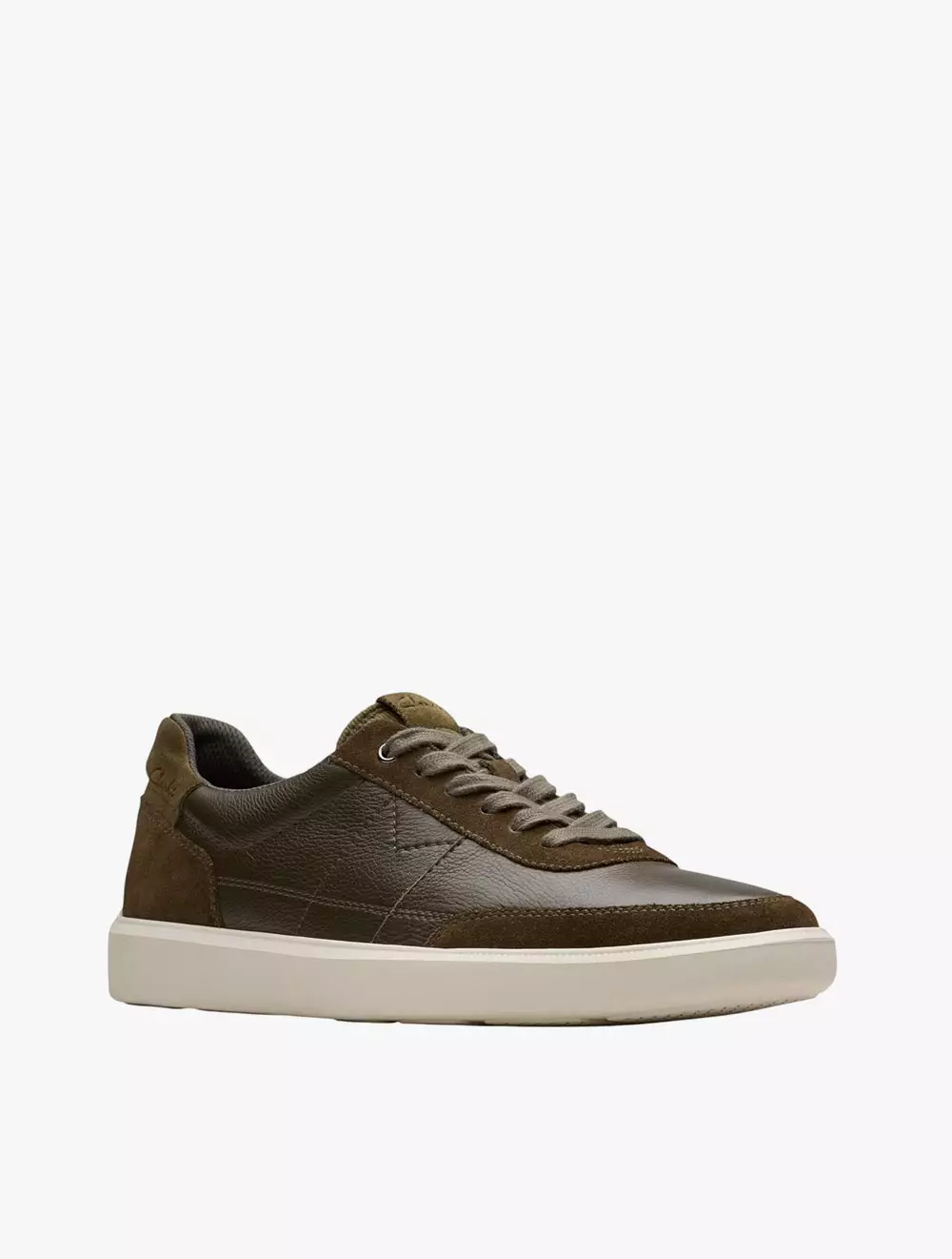 Clarks Brodin Lo Olive Leather