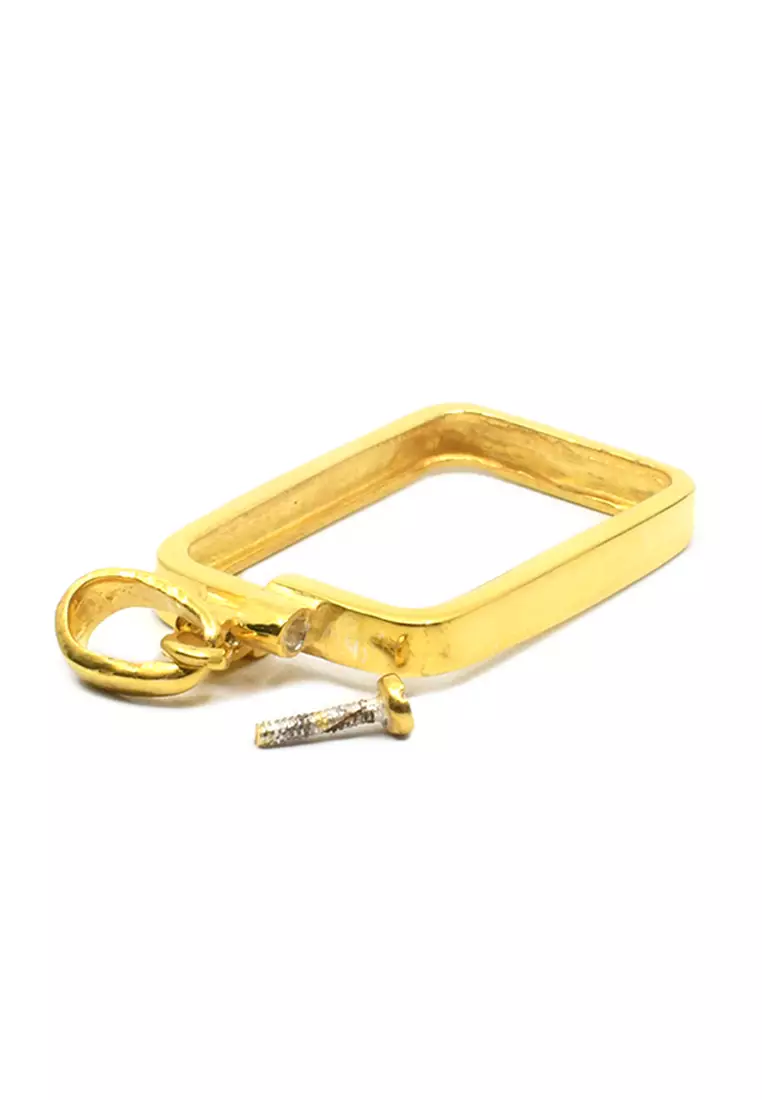 Cebuana Lhuillier  Gold Plated Frame for Gold Bar  - Pendant Frame only