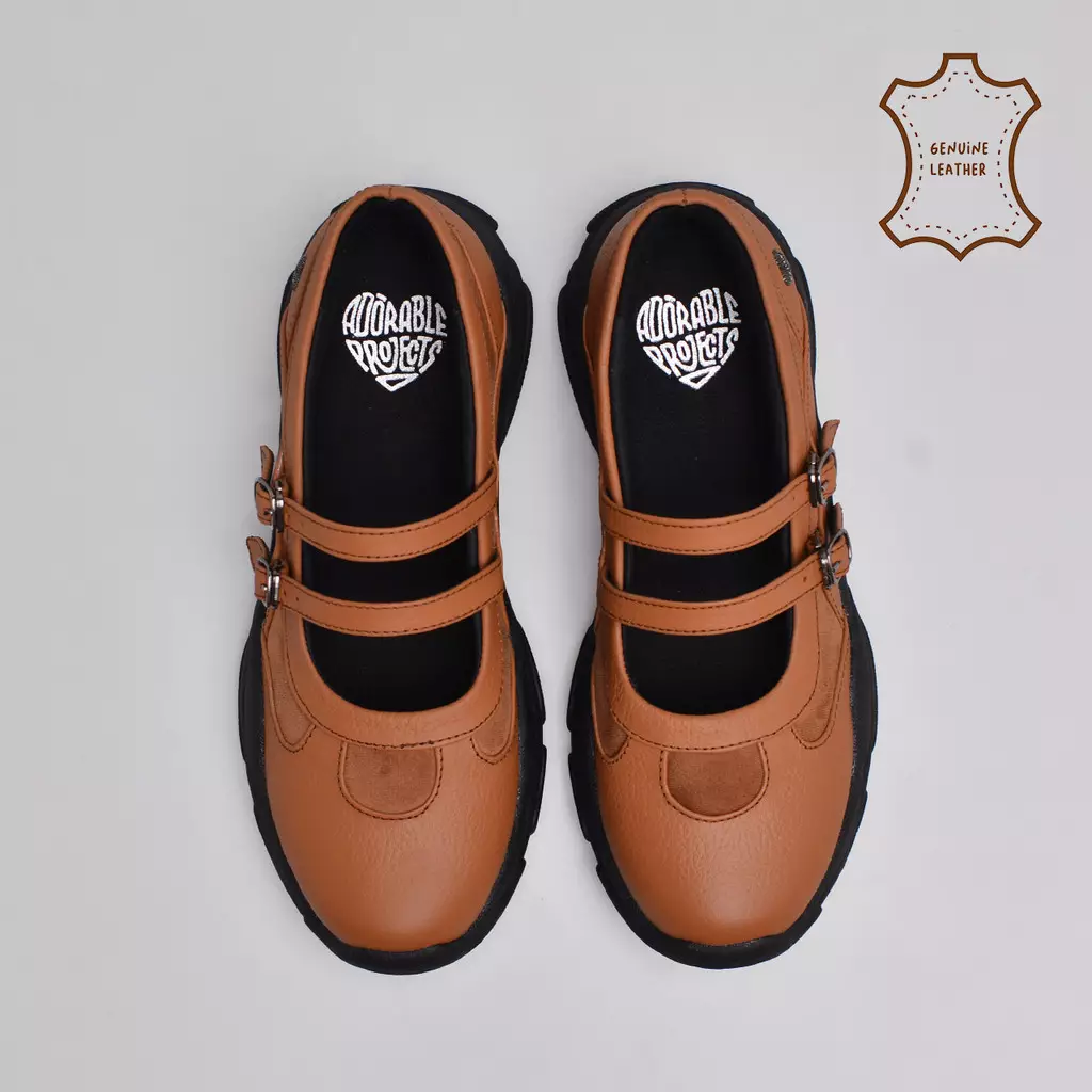 Scalia Sneakers Genuine Leather Brown