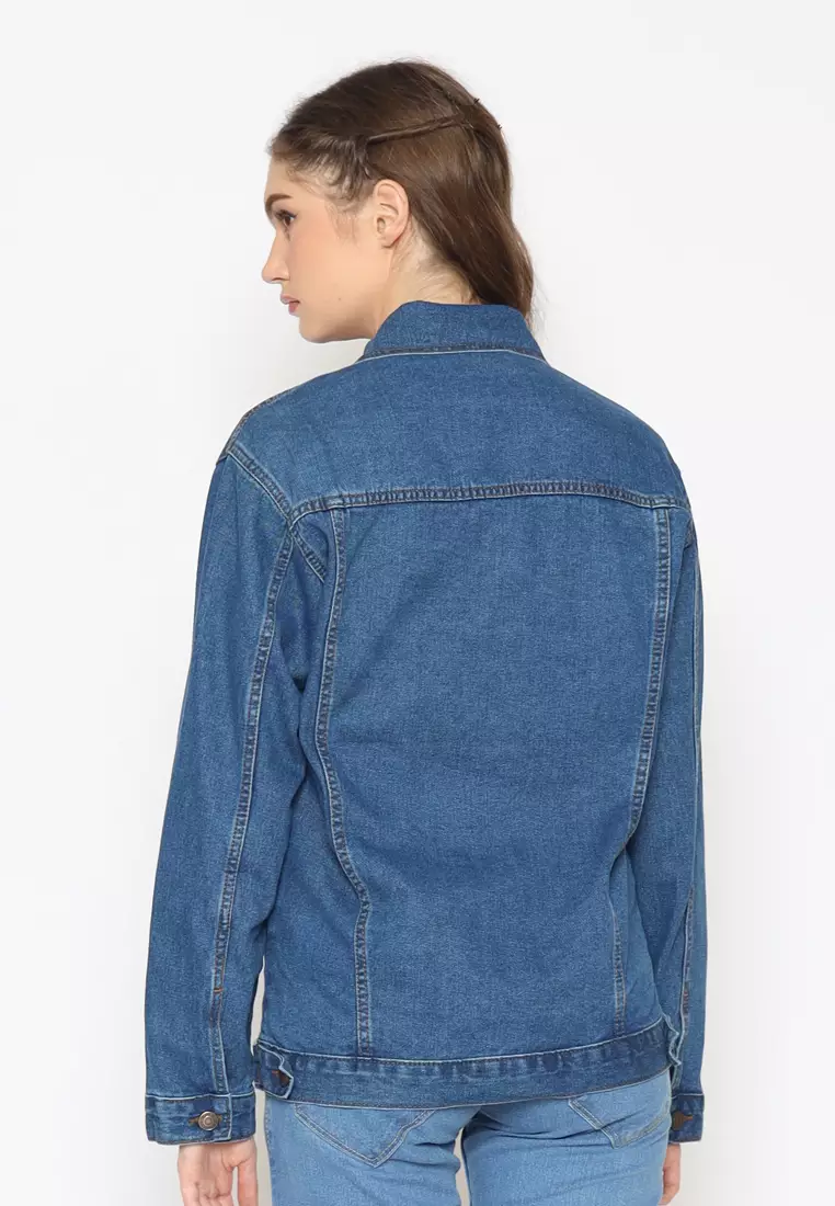 Jaket Denim Wanita Topaz Blue 292103N