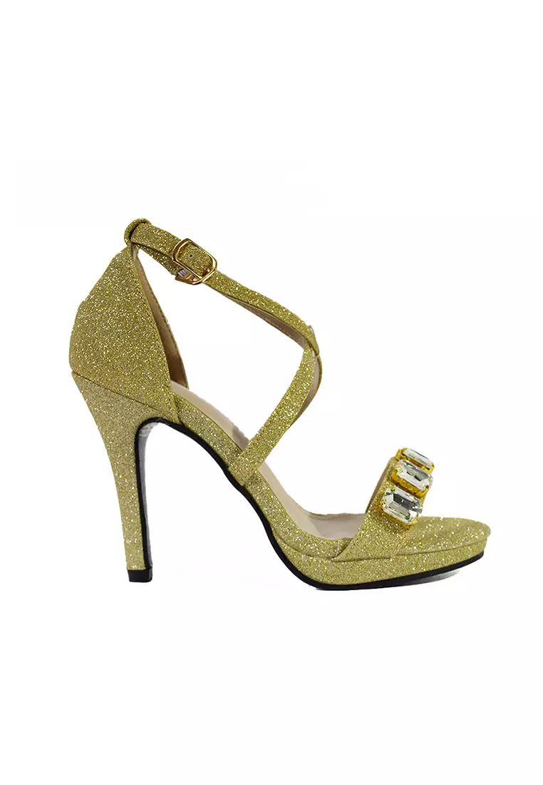 Discount on Mario D' boro Runway  shoes - SKU: Women's Evening Sandals LX 27124 Gold C56