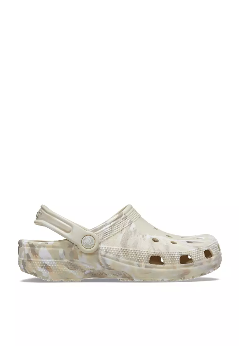 White 2025 camo crocs