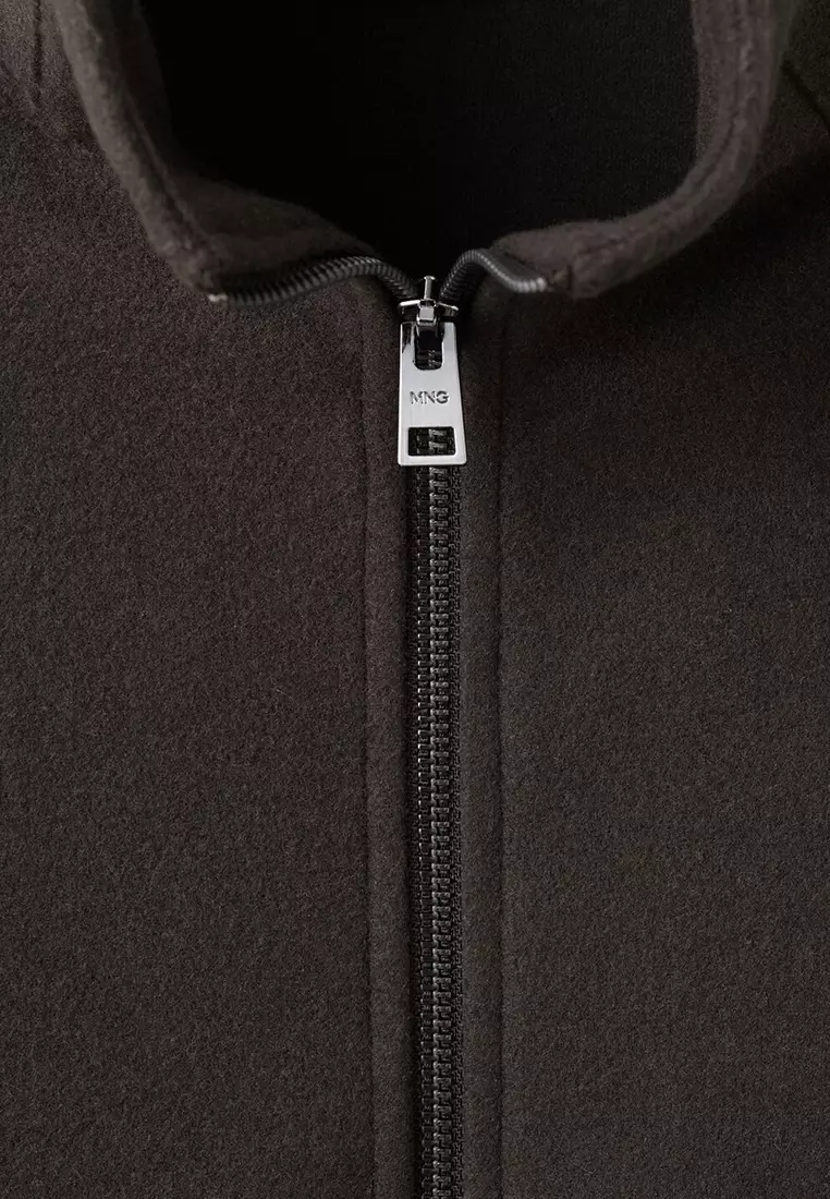 Regular-Fit Jacket with Zip