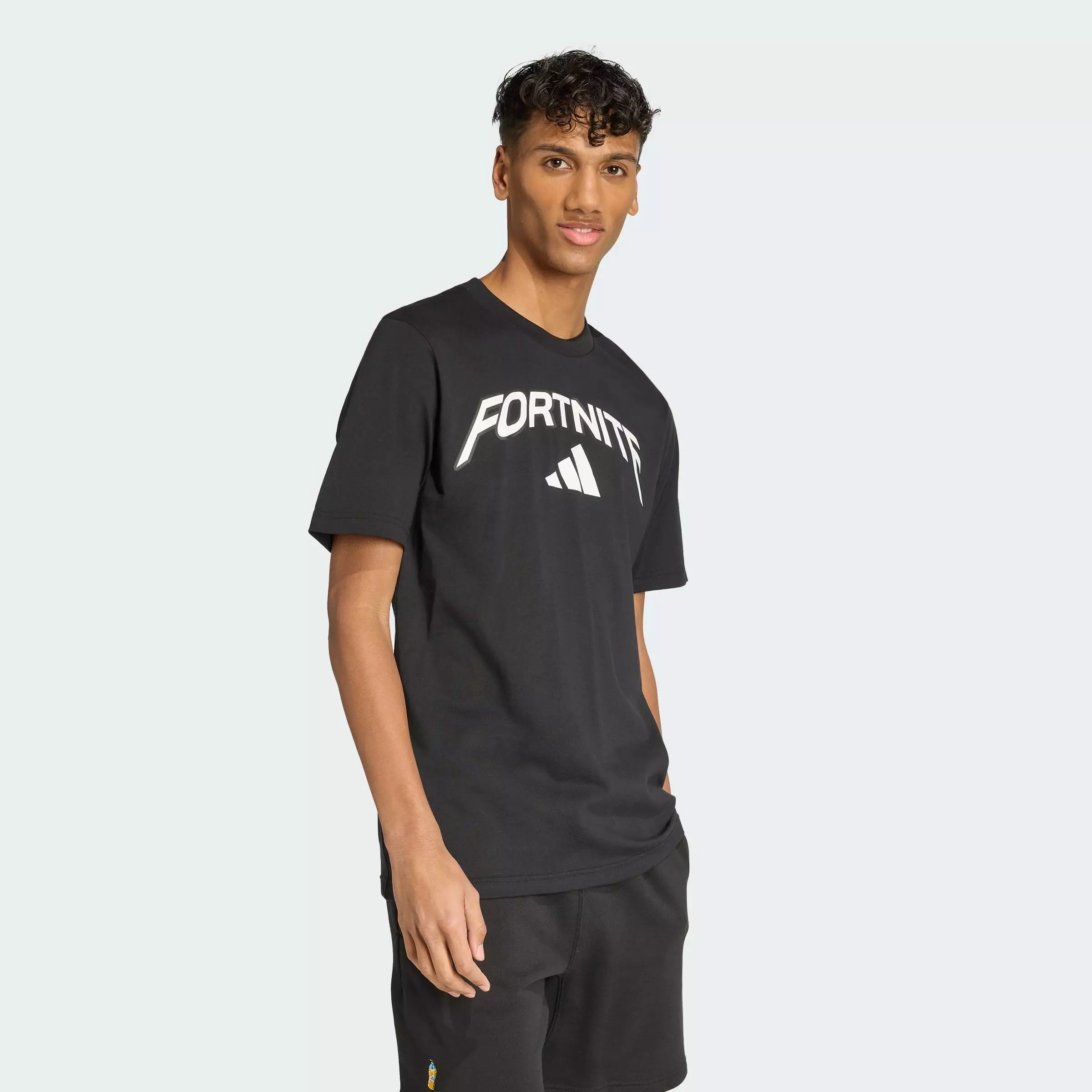 Lifestyle X Fortnite Logo Graphic Tee Men Black JV8012