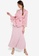 Lubna pink Organza Wrap Top With Mermaid Dress 3E7C1AAEBD7754GS_4