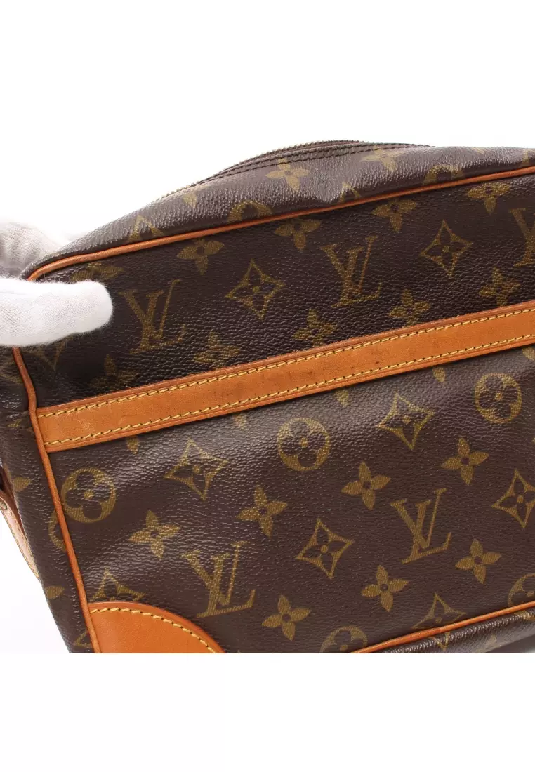 LOUIS VUITTON Trocadero 27 Shoulder Bag Monogram Leather Brown M51274  68YA913