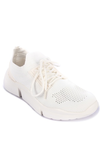 ALBERTO white Lace Up Sneakers AE8D0SH329B053GS_1