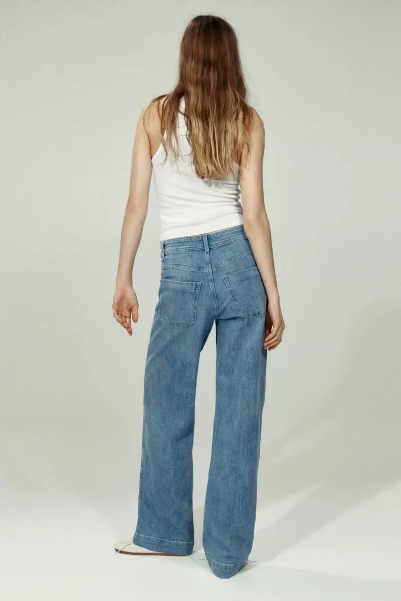 Wide High Jeans