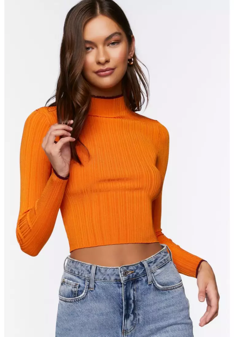 Ribbed knit sweater forever 21 online