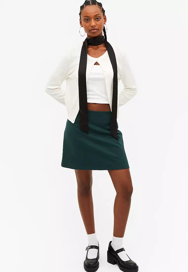Monki a line cheap mini skirt