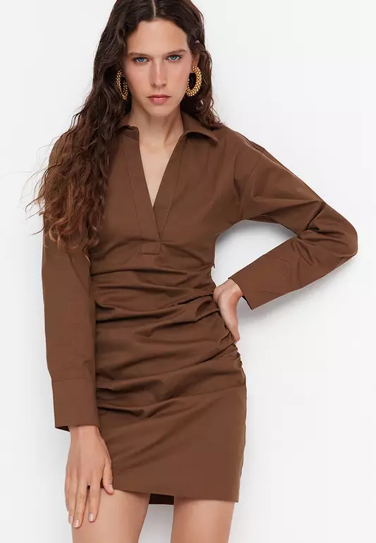 Collar Detailed Dress