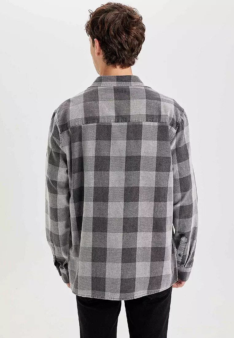 Cotton Checkered Shirt