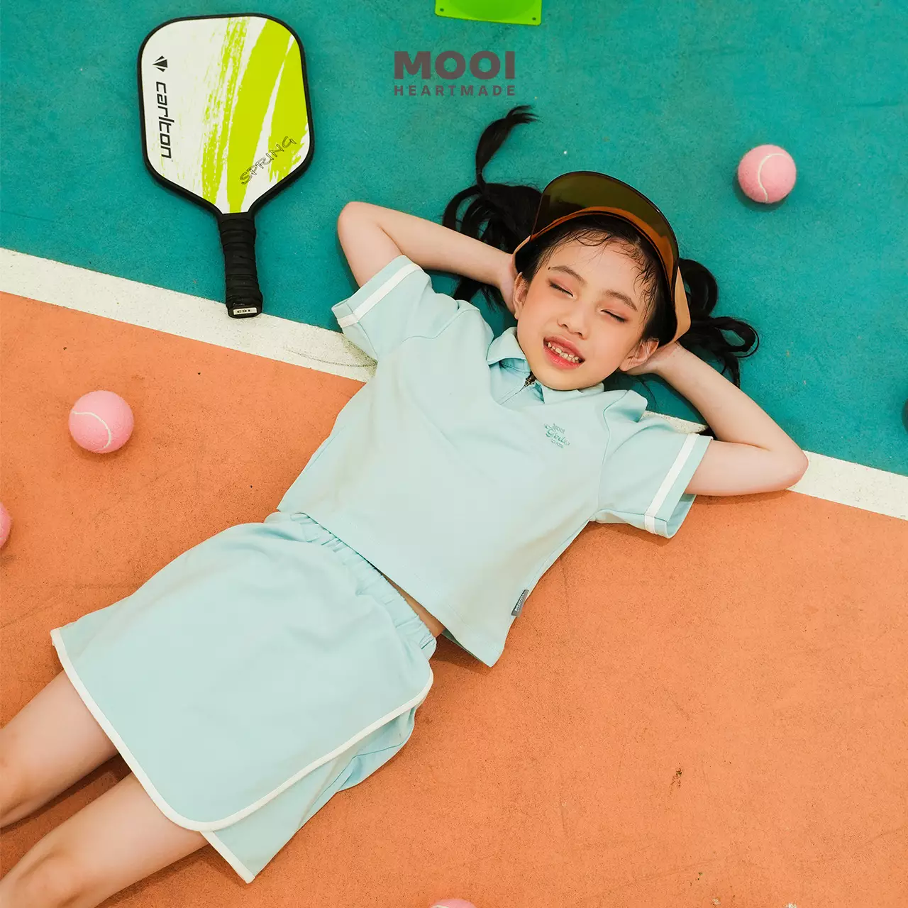 Mooi Rok Celana Skort Anak Perempuan Veena Skort - Lilac