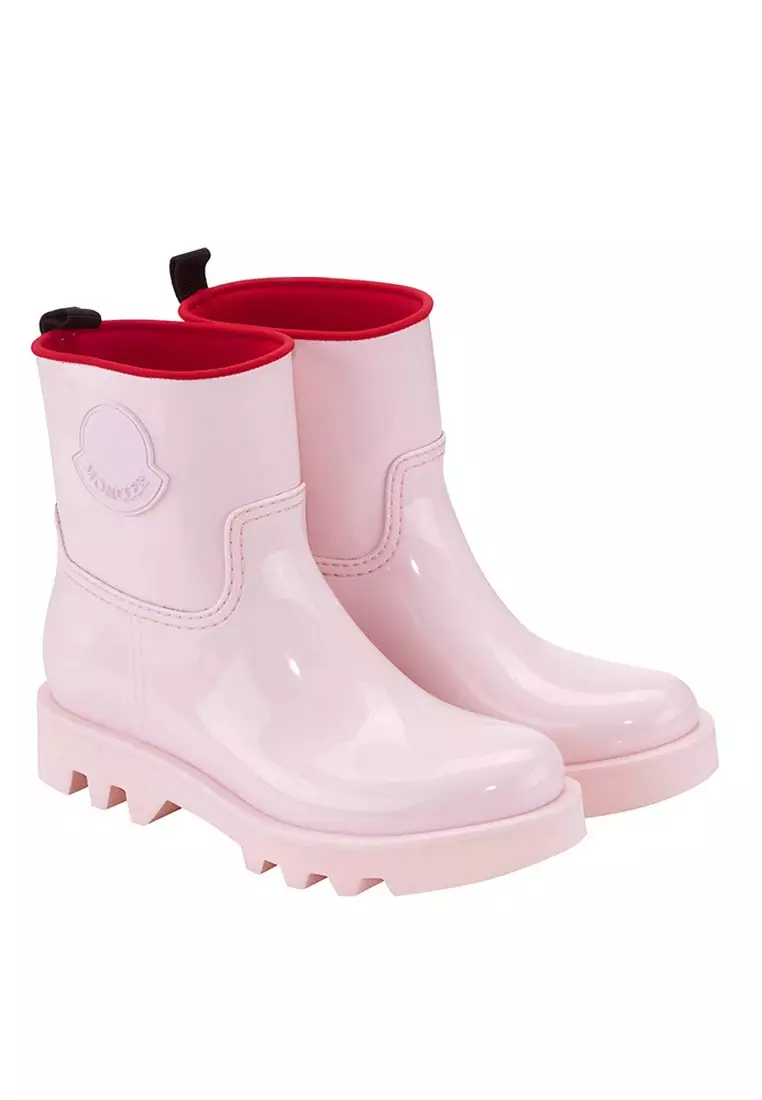 pink rain boots