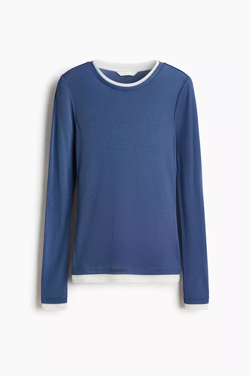 Layered-look top