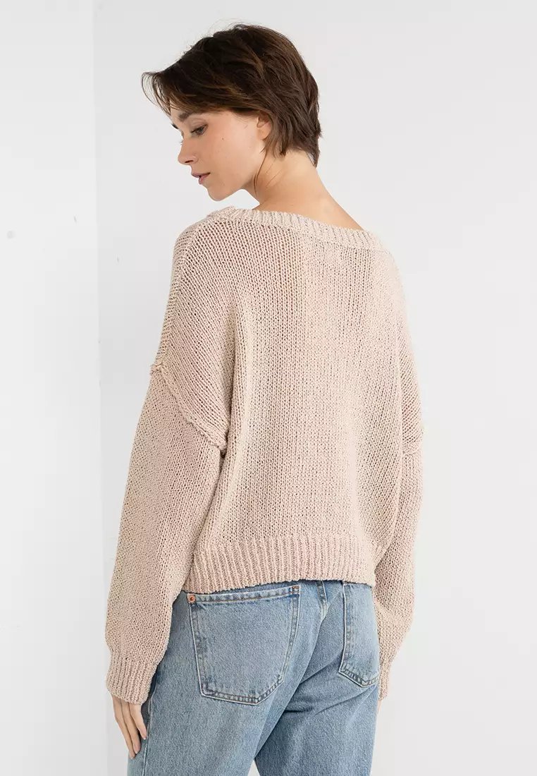 Boucle Pullover Sweater