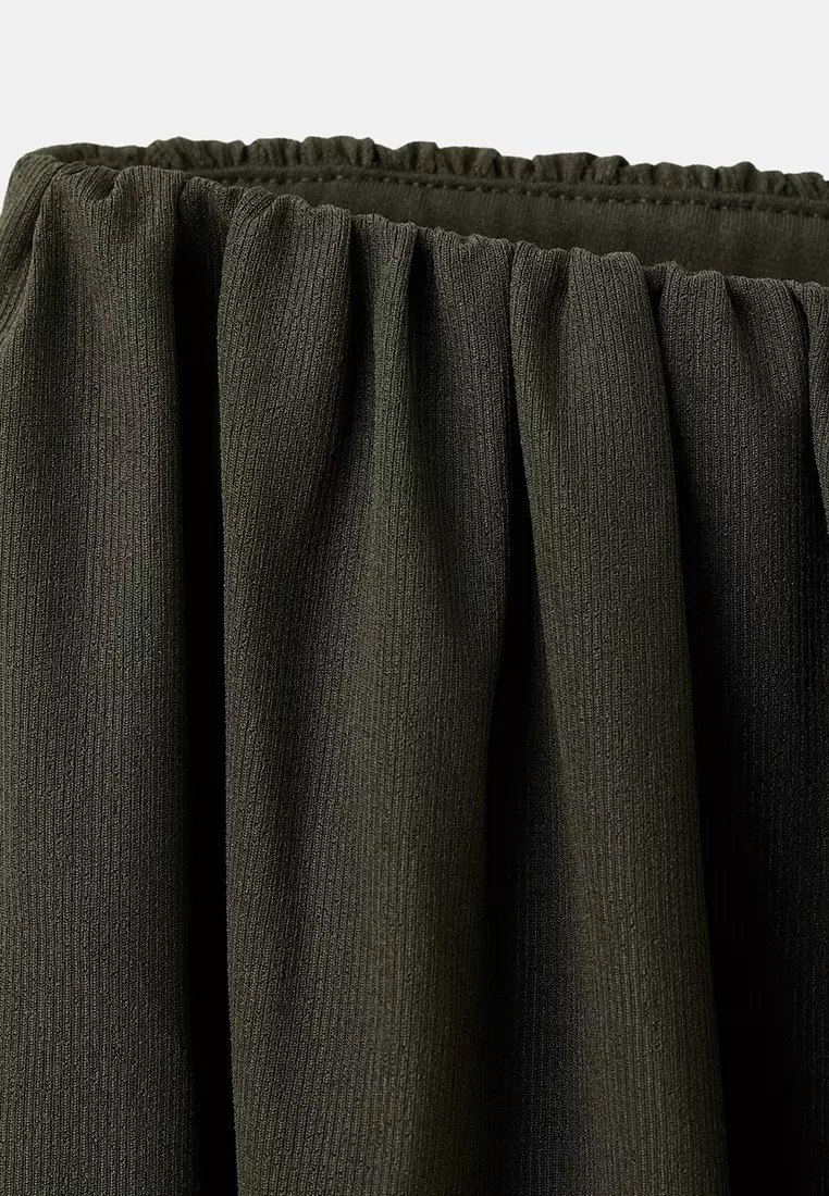 Mid-Rise Harem Pants
