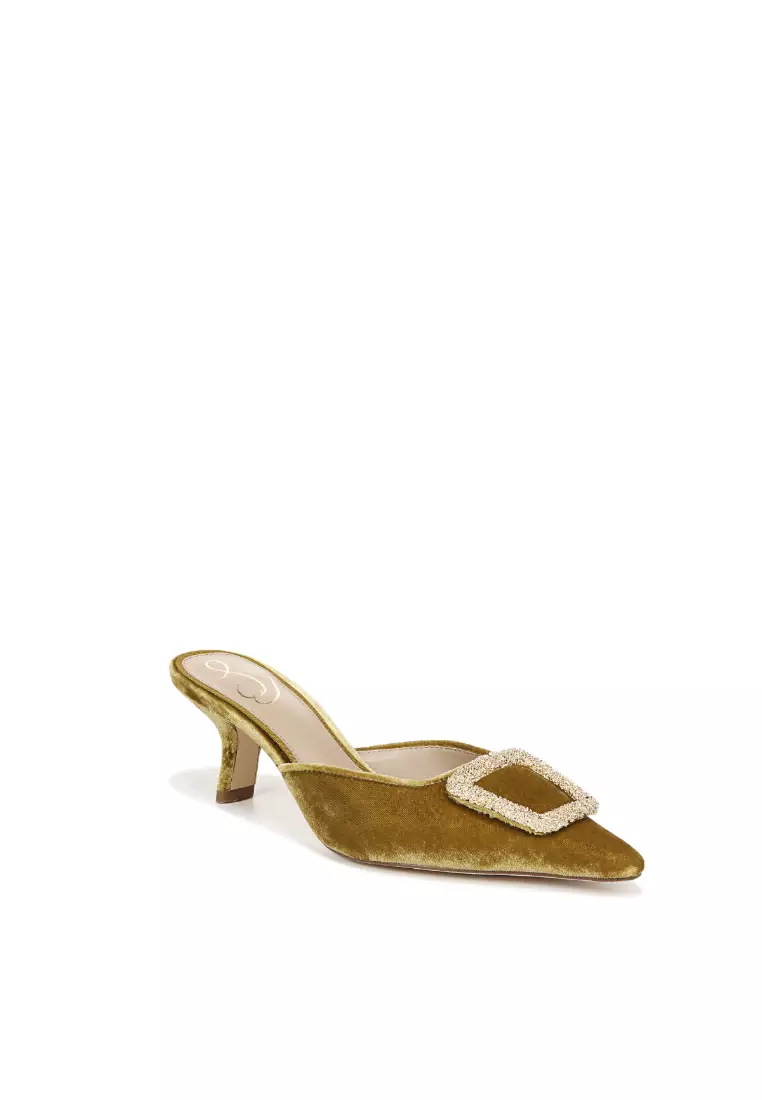 Sam edelman gold sale mules