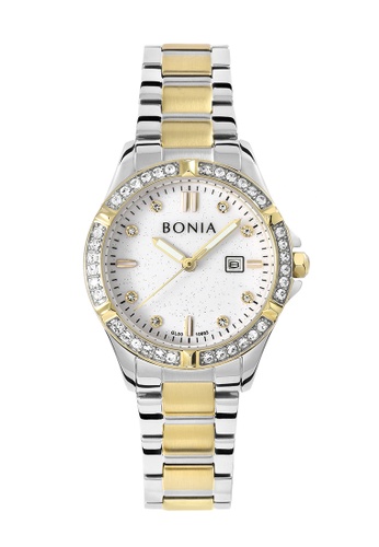 Bonia Watches 白色 and 銀色 and 金色 Bonia Women Elegance BNB10693-2117S (Free Gift) 64B55ACDE897F6GS_1