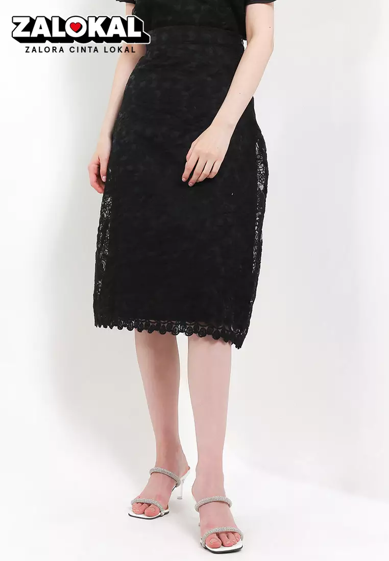 Emb Organza Skirt