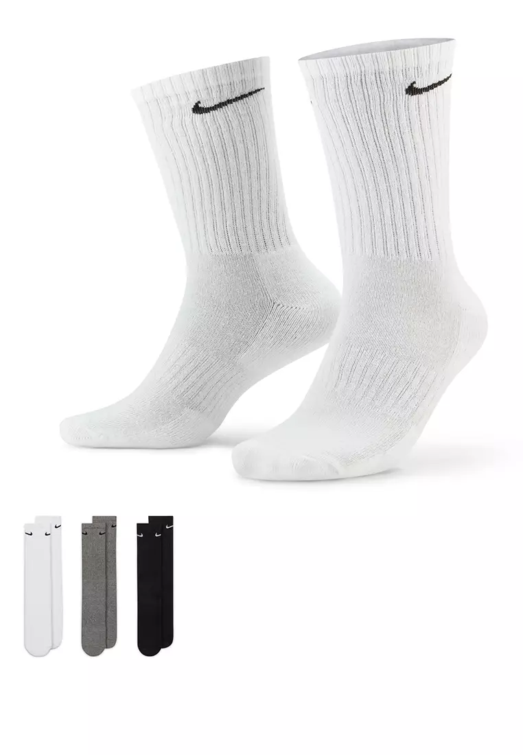 Buy Nike Everyday Cushioned Training Crew Socks (3 Pairs) 2024 Online ...