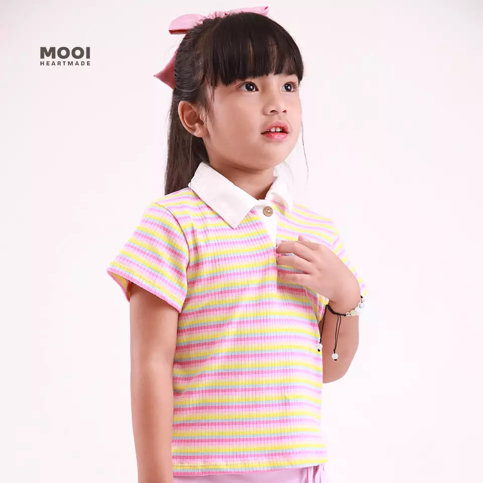 Mooi Atasan Anak Perempuan Ariella Top - Lavender
