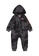 Levi's grey Levi's Unisex Newborn's Zip Up Hooded Coverall (0 - 9 Months) - Magnet Gray 92769KA712AF5FGS_1