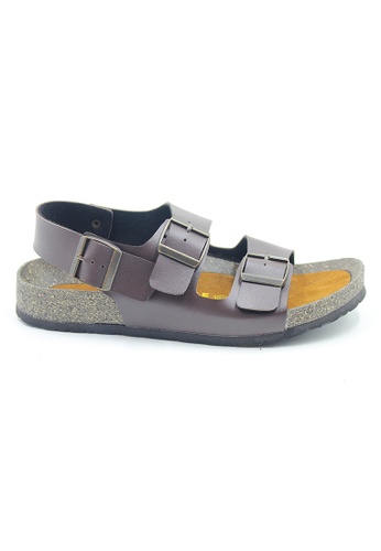 SoleSimple brown Milan - Brown Sandals & Flip Flops & Slipper D9299SH64F3A49GS_1