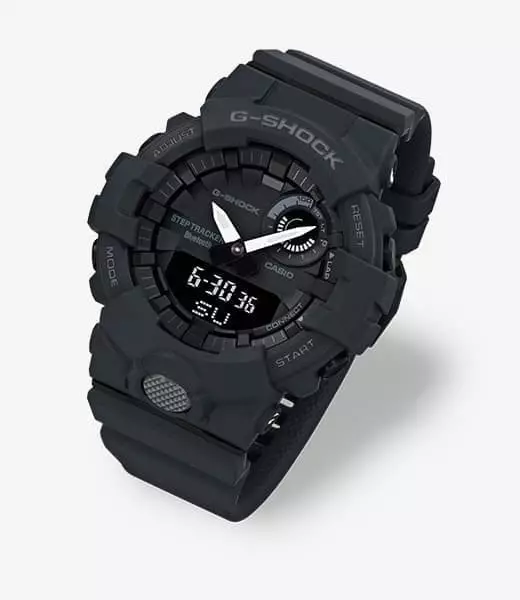 Casio G-Shock GBA-800-1ADR Hitam Karet Hitam Cowok