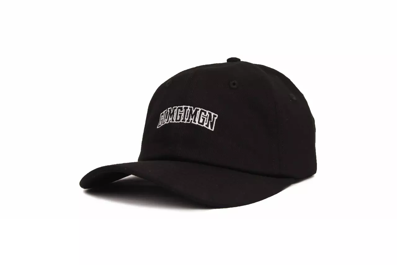 L-Curved Topi Polocaps Hat Black