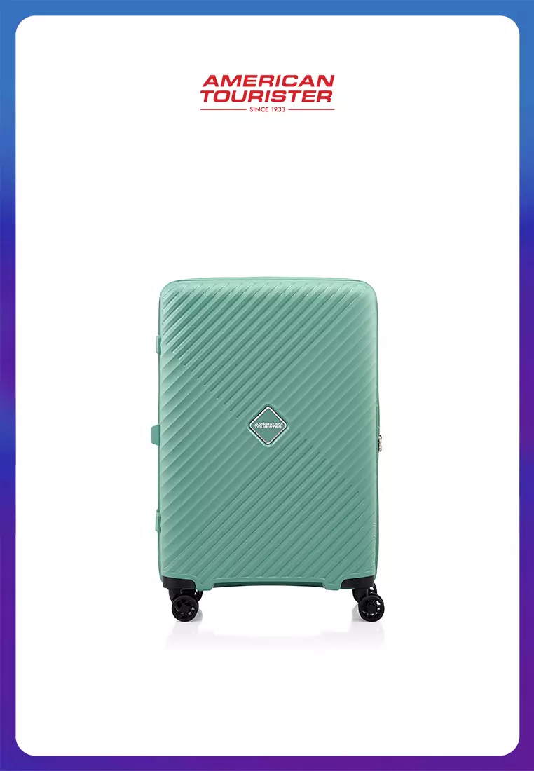 American Tourister Koper Hardcase Diazip Medium 24 Inch TSA - Green