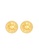 ELLI GERMANY gold Round Sun Coin Antique Stud Earrings A528AAC95527AAGS_1