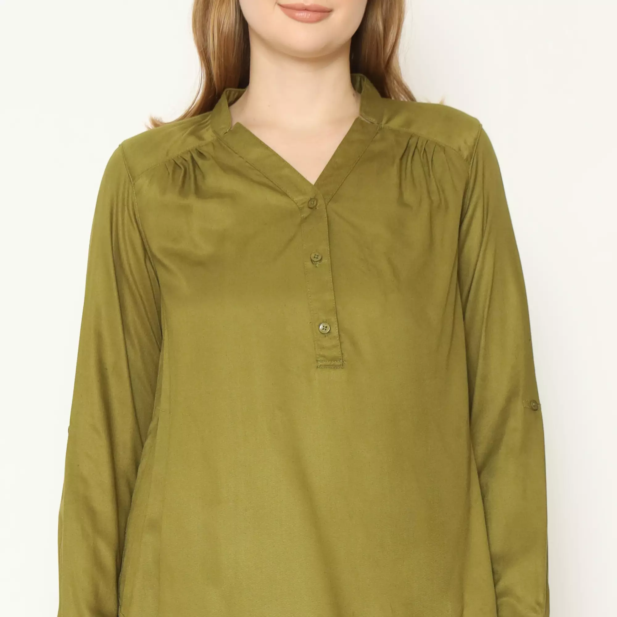 Anala Blouse Olive