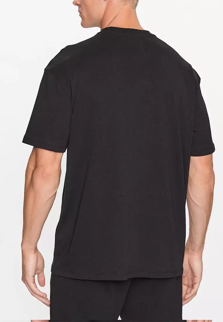 Comfort Fit Reflective Icon Logo T-Shirt Black/Black