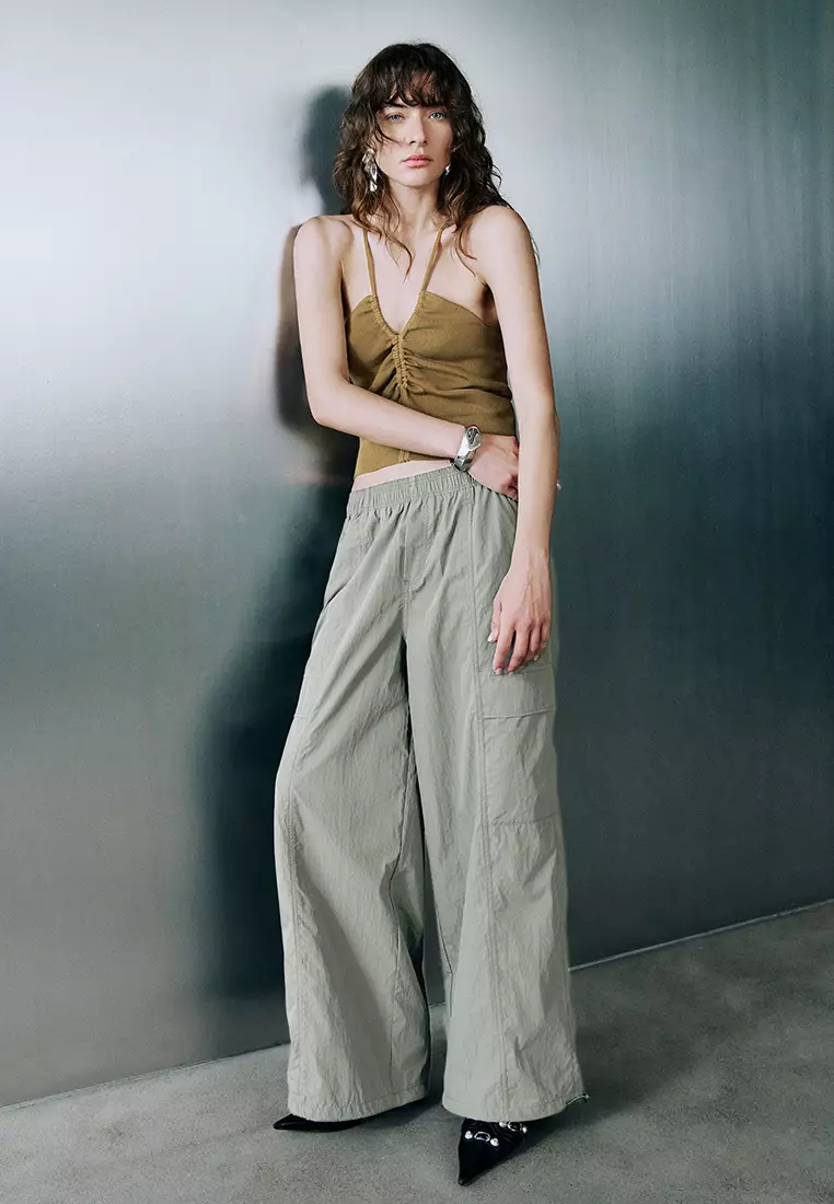 Halter Neck Knitted Skinny Cami Top