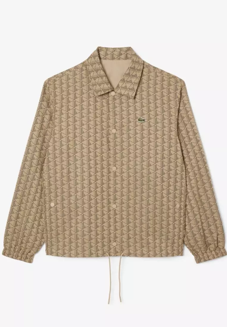 Reversible Bi Material Monogram Jacket