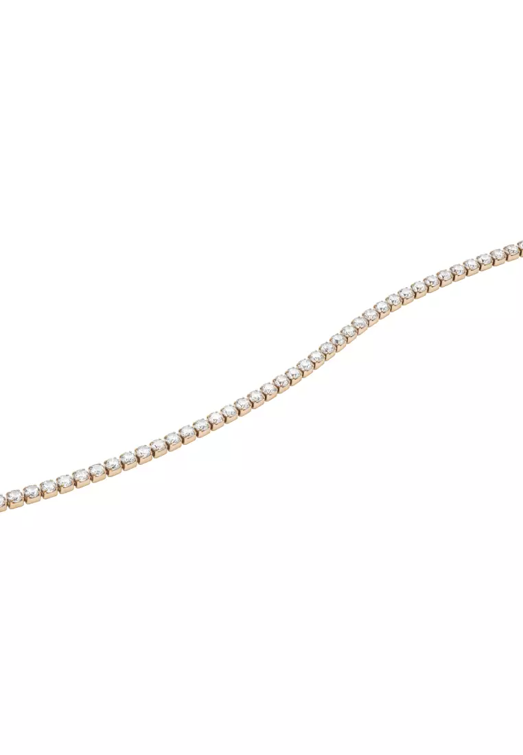 Classic Tennis Necklace Rose gold 項鍊 玫瑰金 - DW